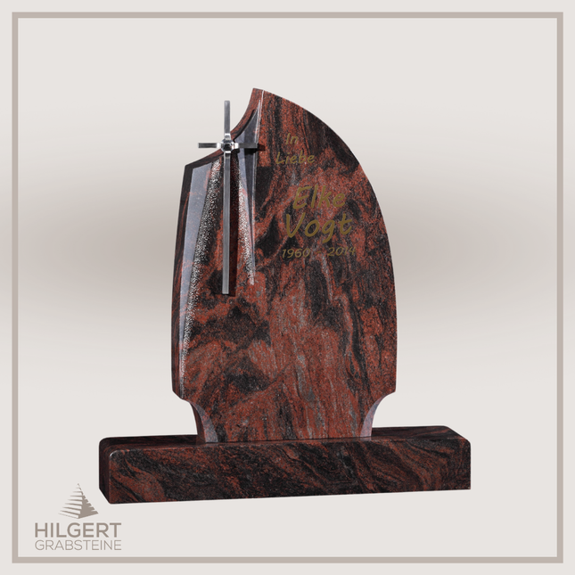HO-GR-2884 | Hilgert Grabsteine | Stehender Grabstein aus Naturstein