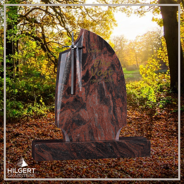 HO-GR-2884 | Hilgert Grabsteine | Stehender Grabstein aus Naturstein