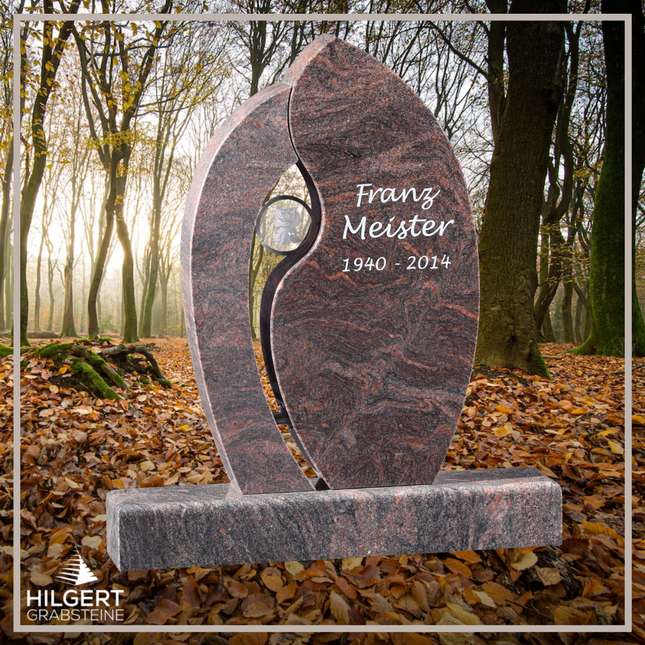HO-GR-2913 | Hilgert Grabsteine | Stehender Grabstein aus Naturstein
