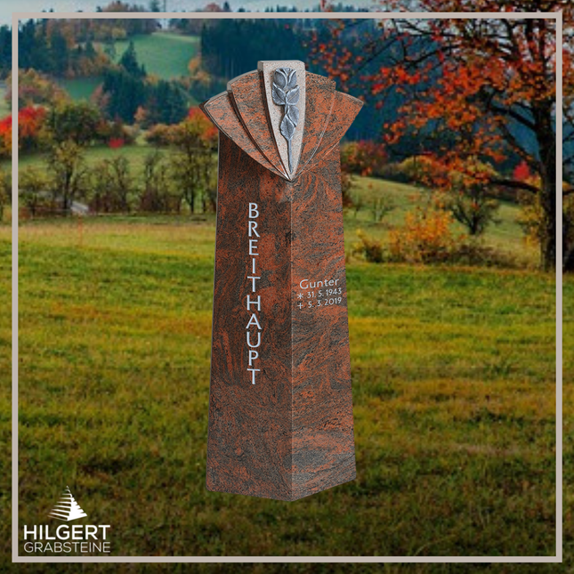 HO-HA-645 | Hilgert Grabsteine | Stehender Grabstein aus Naturstein