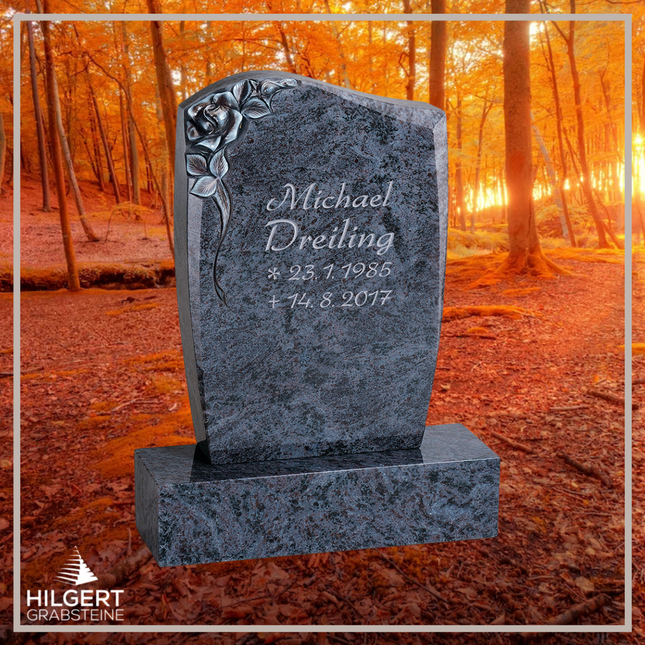 HO-HA-653 | Hilgert Grabsteine | Stehender Grabstein aus Naturstein