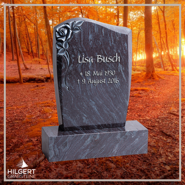 HO-HA-653 | Hilgert Grabsteine | Stehender Grabstein aus Naturstein