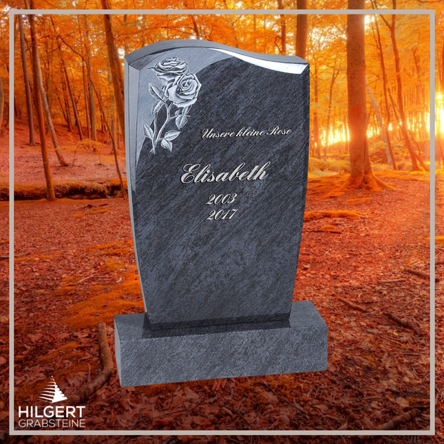 HO-HA-653 | Hilgert Grabsteine | Stehender Grabstein aus Naturstein