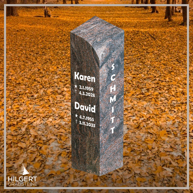 HO-HA-684 | Hilgert Grabsteine | Stehender Grabstein aus Naturstein
