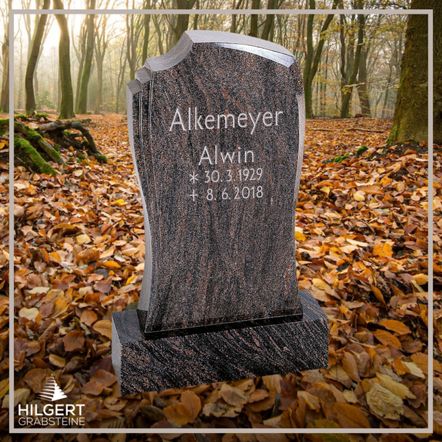 HO-HA-820 | Hilgert Grabsteine | Stehender Grabstein aus Naturstein