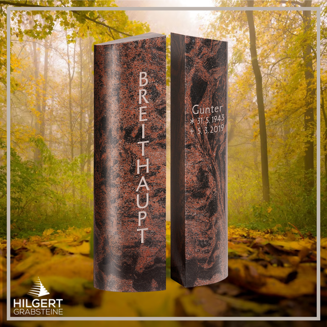 HO-HA-914 | Hilgert Grabsteine | Stehender Grabstein aus Naturstein