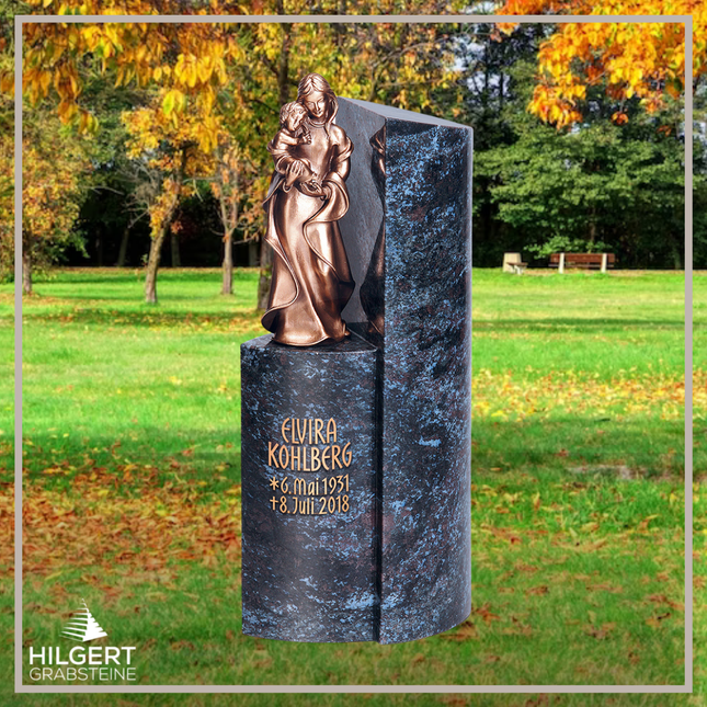 HO-HA-916 | Hilgert Grabsteine | Stehender Grabstein aus Naturstein