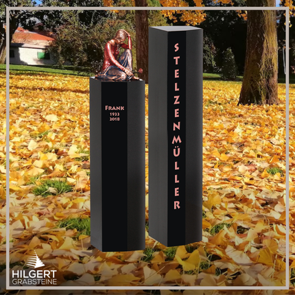 HO-HA-917 | Hilgert Grabsteine | Stehender Grabstein aus Naturstein