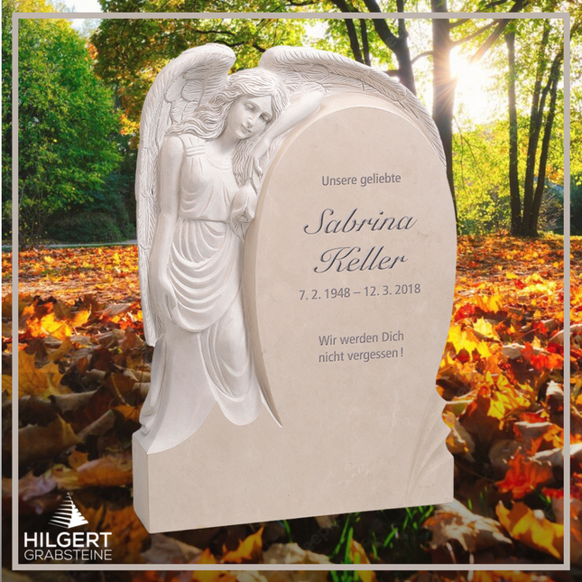 HO-HA-930 | Hilgert Grabsteine | Stehender Grabstein aus Naturstein