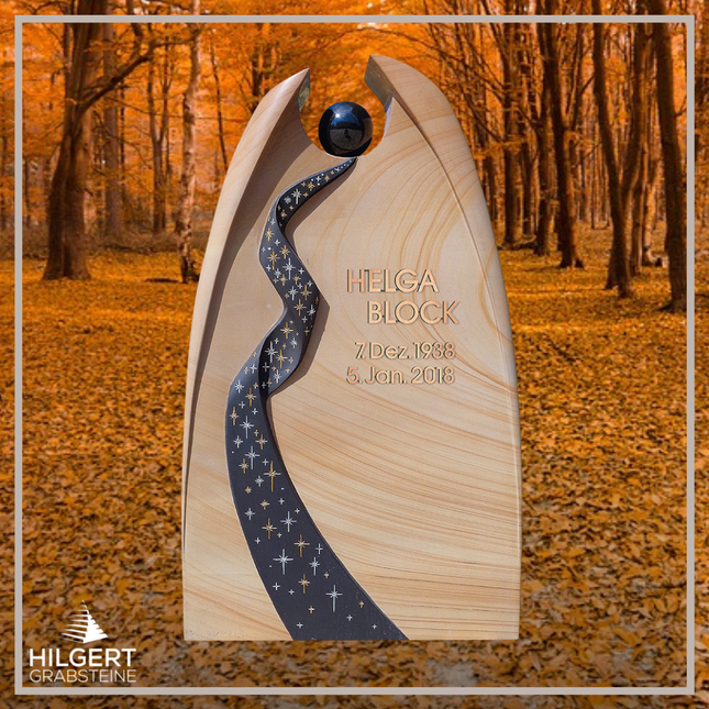 HO-HA-943 | Hilgert Grabsteine | Stehender Grabstein aus Naturstein
