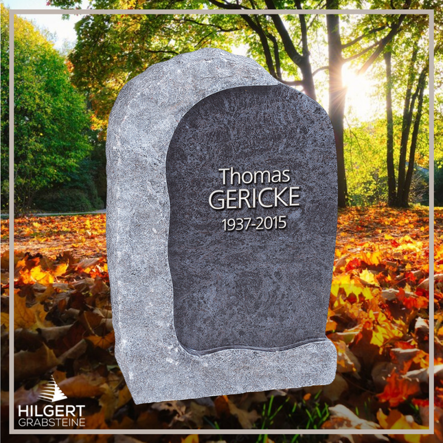 HO-HA-950 | Hilgert Grabsteine | Stehender Grabstein aus Naturstein