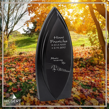 HO-HA-961 | Hilgert Grabsteine | Stehender Grabstein aus Naturstein