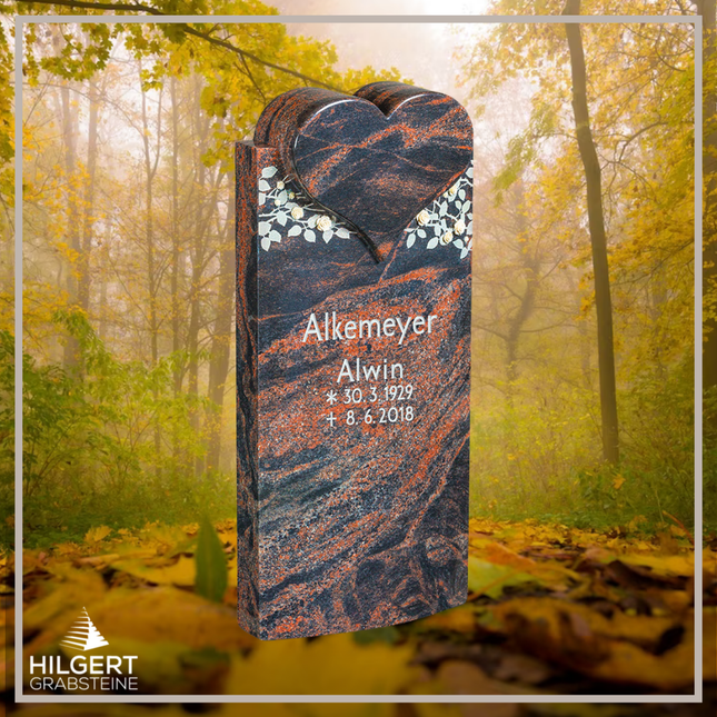 HO-HA-962 | Hilgert Grabsteine | Stehender Grabstein aus Naturstein