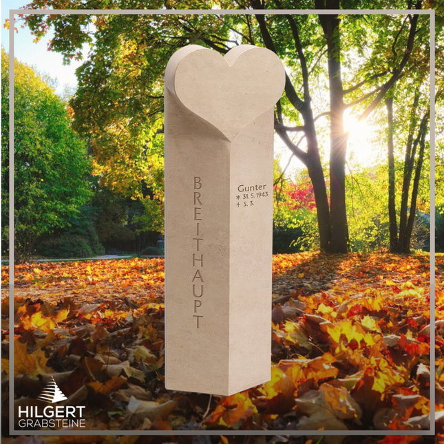 HO-HA-963 | Hilgert Grabsteine | Stehender Grabstein aus Naturstein