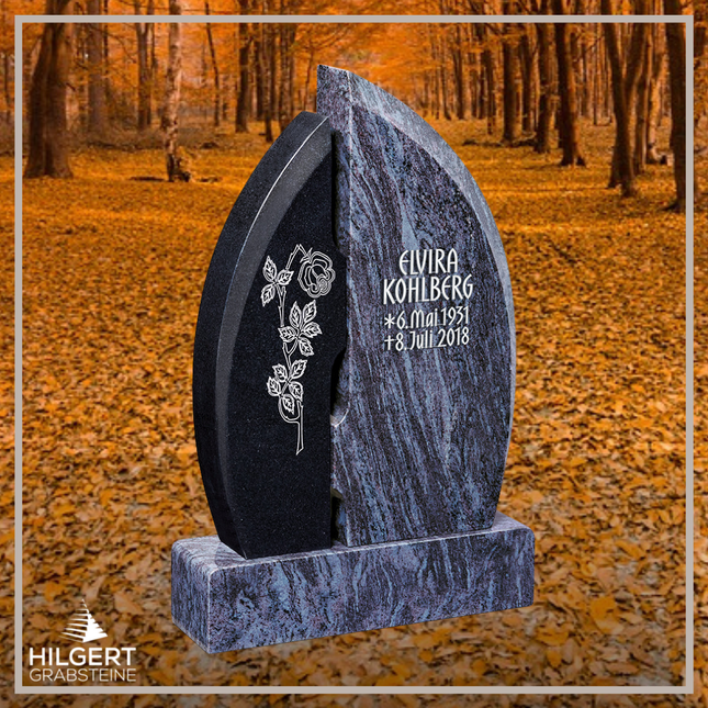 HO-HA-971 | Hilgert Grabsteine | Stehender Grabstein aus Naturstein