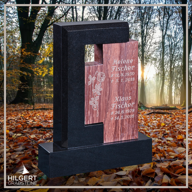 HO-HA-981 | Hilgert Grabsteine | Stehender Grabstein aus Naturstein