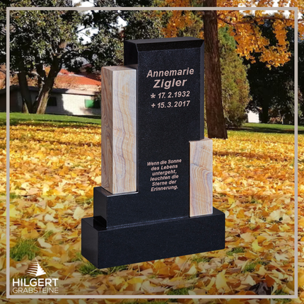 HO-HA-983 | Hilgert Grabsteine | Stehender Grabstein aus Naturstein