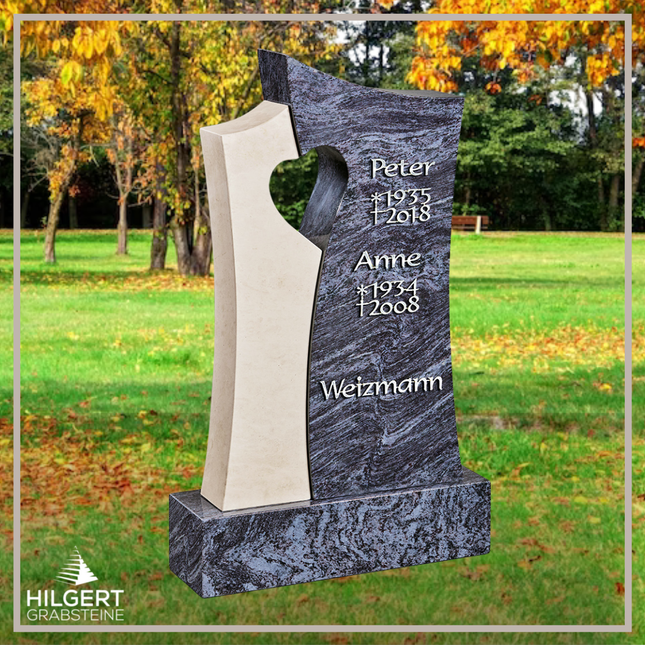 HO-HA-984 | Hilgert Grabsteine | Stehender Grabstein aus Naturstein