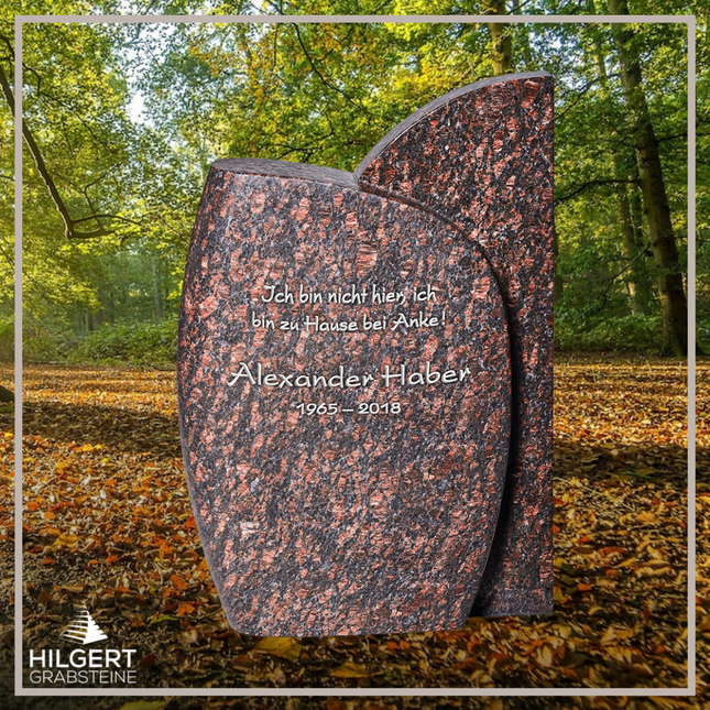 HO-HA-C23 | Hilgert Grabsteine | Stehender Grabstein aus Naturstein