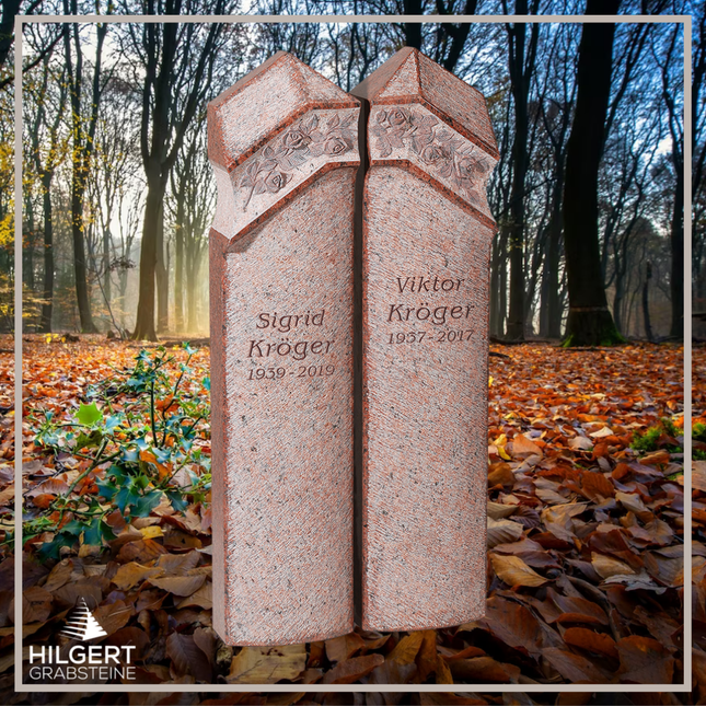 HO-HA-C32 | Hilgert Grabsteine | Stehender Grabstein aus Naturstein