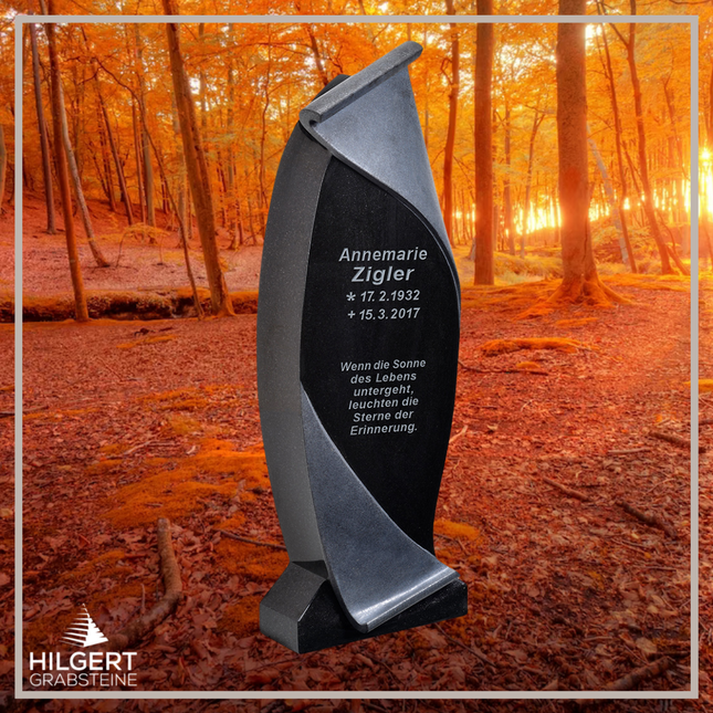 HO-HA-S04 | Hilgert Grabsteine | Stehender Grabstein aus Naturstein