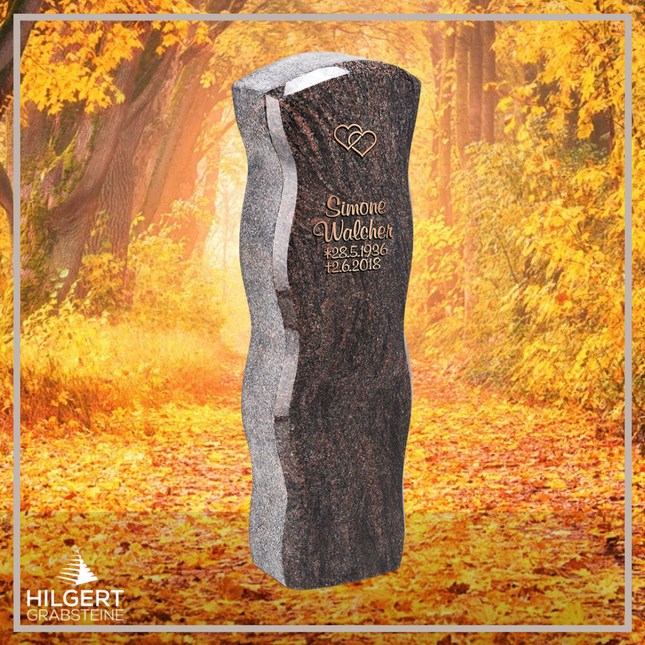 HO-HA-S07 | Hilgert Grabsteine | Stehender Grabstein aus Naturstein