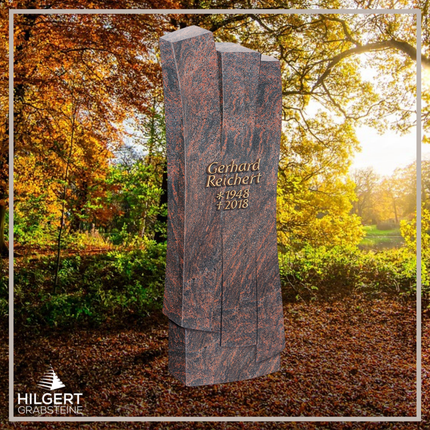 HO-HA-S08 | Hilgert Grabsteine | Stehender Grabstein aus Naturstein