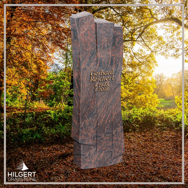 HO-HA-S08 | Hilgert Grabsteine | Stehender Grabstein aus Naturstein