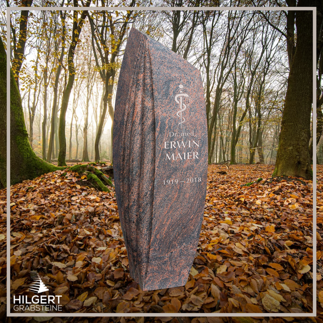 HO-HA-S09 | Hilgert Grabsteine | Stehender Grabstein aus Naturstein