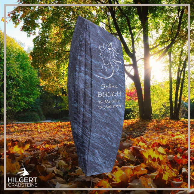 HO-HA-S09 | Hilgert Grabsteine | Stehender Grabstein aus Naturstein