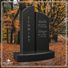 HO-LI-C007 | Hilgert Grabsteine | Stehender Grabstein aus Granit | auch als Urnengrabstein