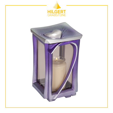LA-PL-57170-violettsilber | Laterne | Hilgert Grabsteine