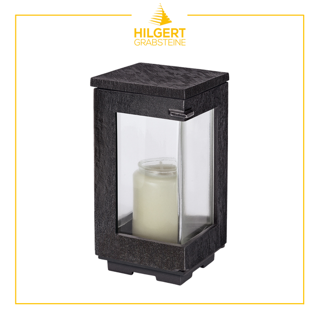 LA-ST-40154-alu-schw| Laterne | Hilgert Grabsteine