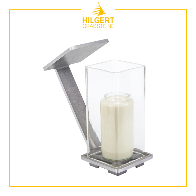 LA-ST-40281-alu |Grablaterne | Hilgert Grabsteine