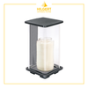 LA-ST-40281-schw | Grablaterne | Hilgert Grabsteine