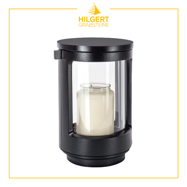 LA-ST-40314-alu-schw | Grablaterne | Hilgert Grabsteine