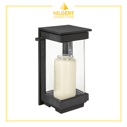 LA-ST-40372-alu-schw | Grablaterne | Hilgert Grabsteine