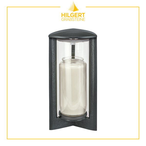 LA-ST-40376-schw | Grablaterne | Hilgert Grabsteine