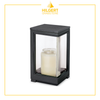 LA-ST-40377-alu-schw | Grablaterne | Hilgert Grabsteine