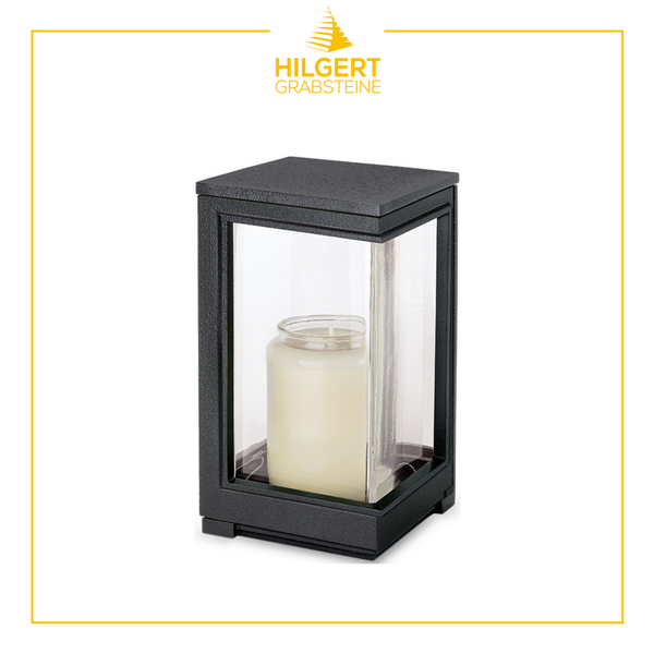 LA-ST-40377-alu-schw | Grablaterne | Hilgert Grabsteine