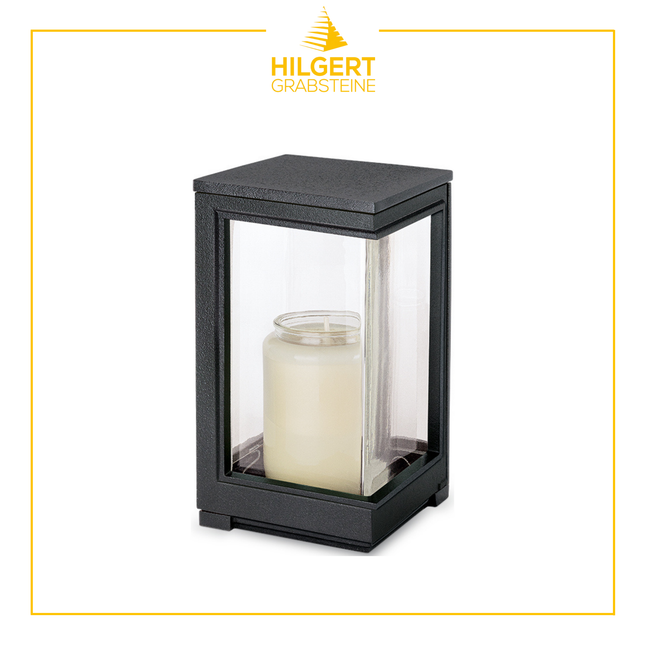 LA-ST-40377-alu-schw | Grablaterne | Hilgert Grabsteine