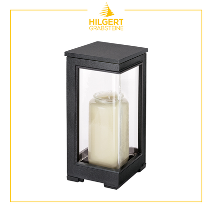LA-ST-40378-alu-schw | Grablaterne | Hilgert Grabsteine