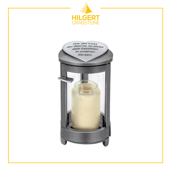LA-ST-40403-alu-wiesener | Grablaterne | Hilgert Grabsteine