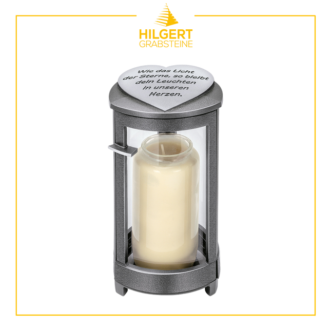 LA-ST-40404-alu-wiesner | Grablaterne | Hilgert Grabsteine