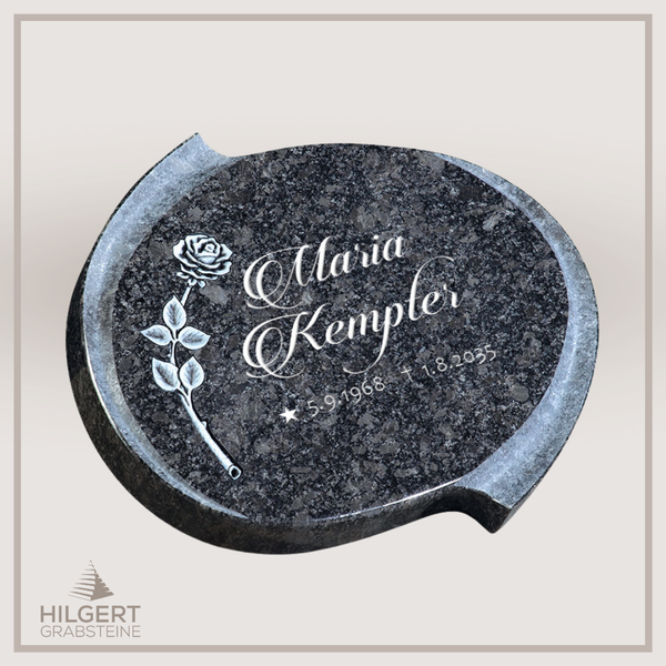 LI-GR-LP37 | Hilgert Grabsteine | Liegestein aus Granit