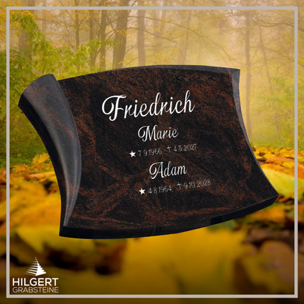 LI-GR-LP40 | Hilgert Grabsteine | Liegestein aus Granit