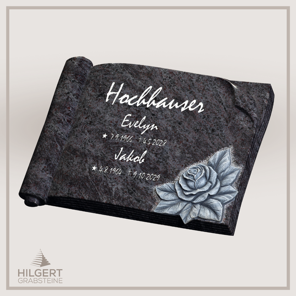 LI-GR-LP41 | Hilgert Grabsteine | Liegestein aus Granit