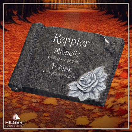 LI-GR-LP41 | Hilgert Grabsteine | Liegestein aus Granit