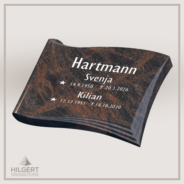 LI-GR-LP46 | Hilgert Grabsteine | Liegestein aus Granit