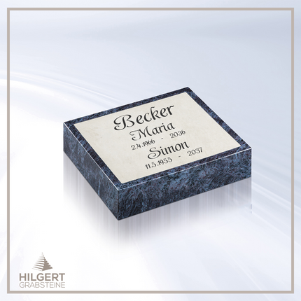 LI-HA-LP07 | Hilgert Grabsteine | Liegestein aus Granit